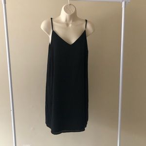 Black shift dress